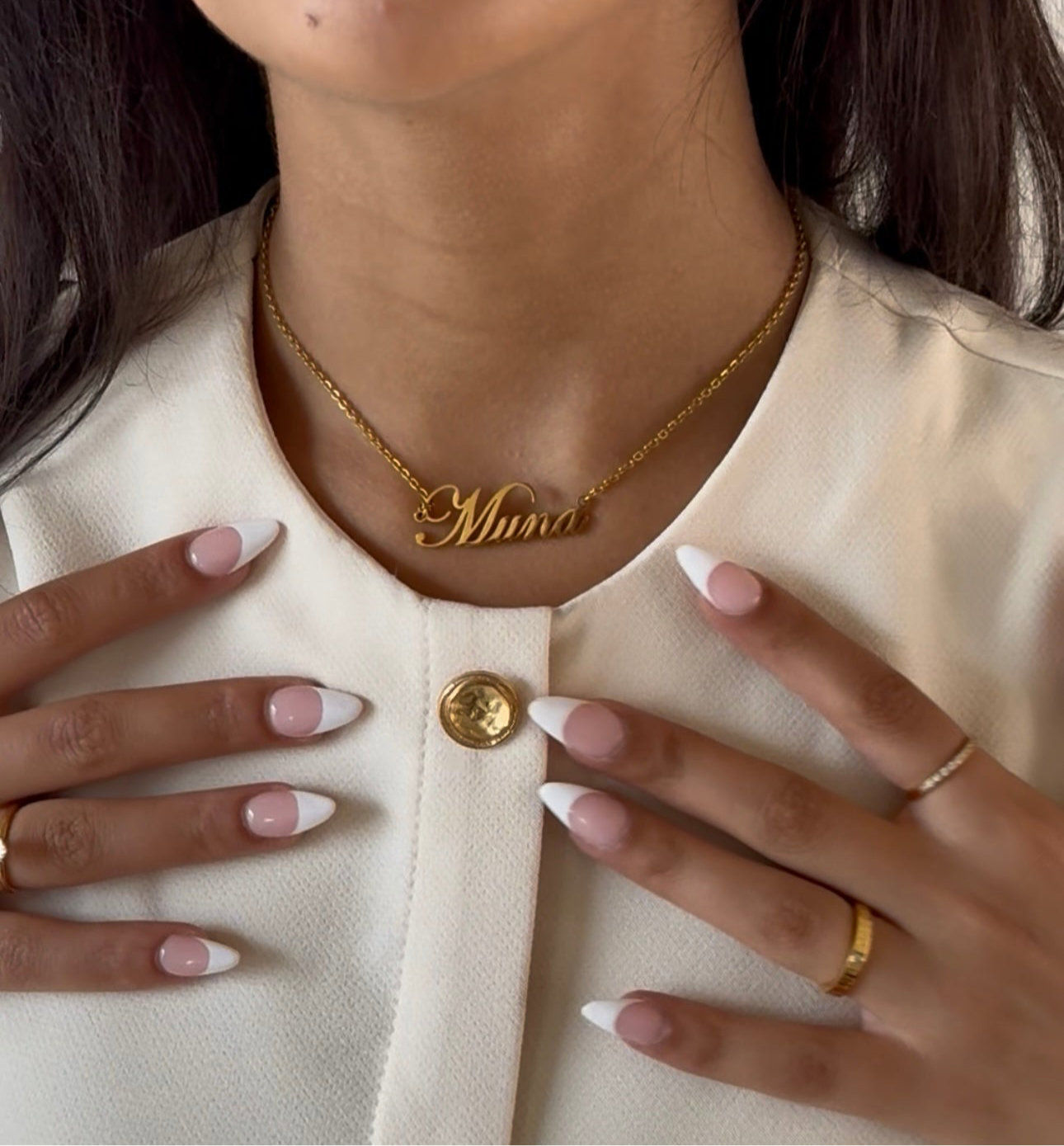 Curve Custom Name Necklace