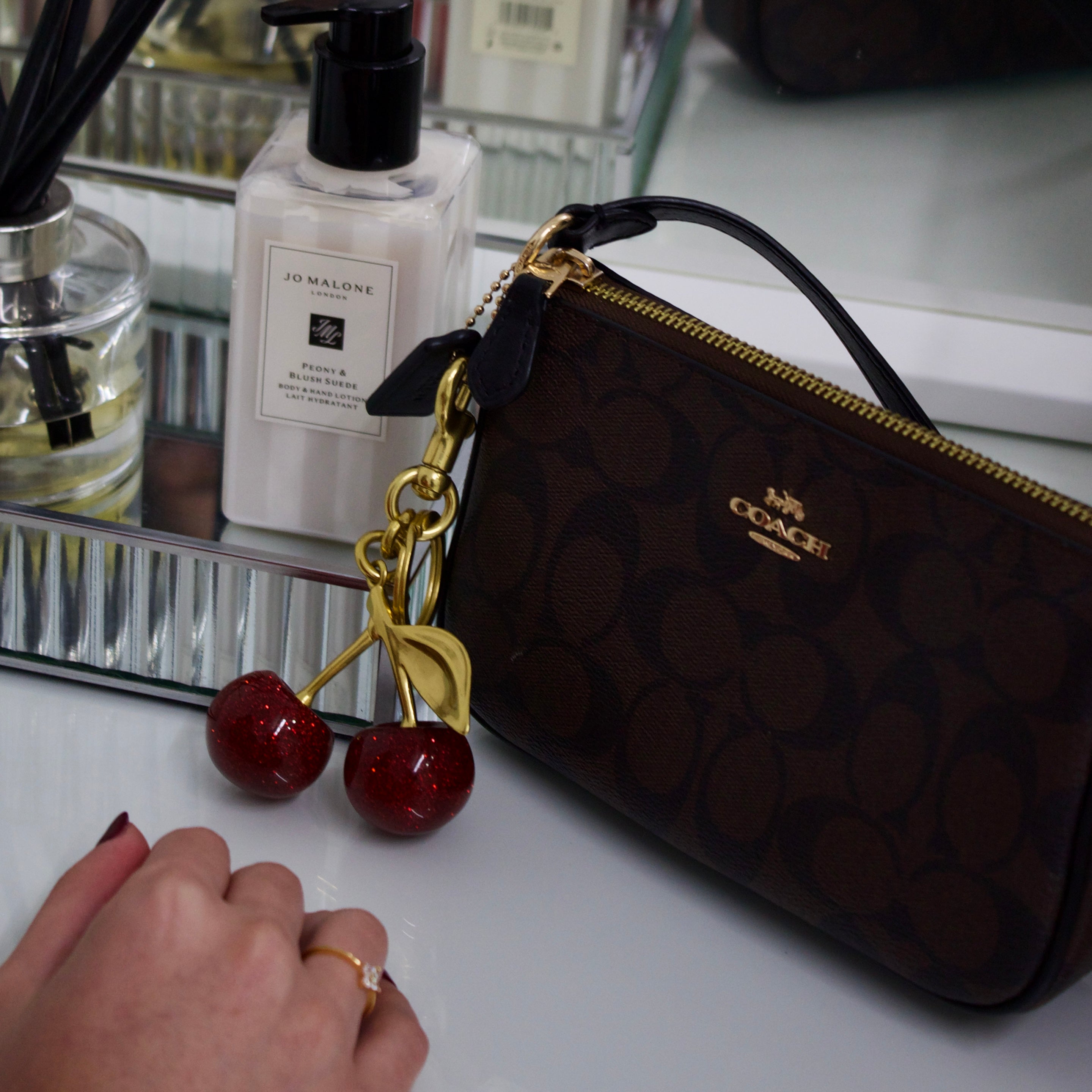 Cherry Bag Charm