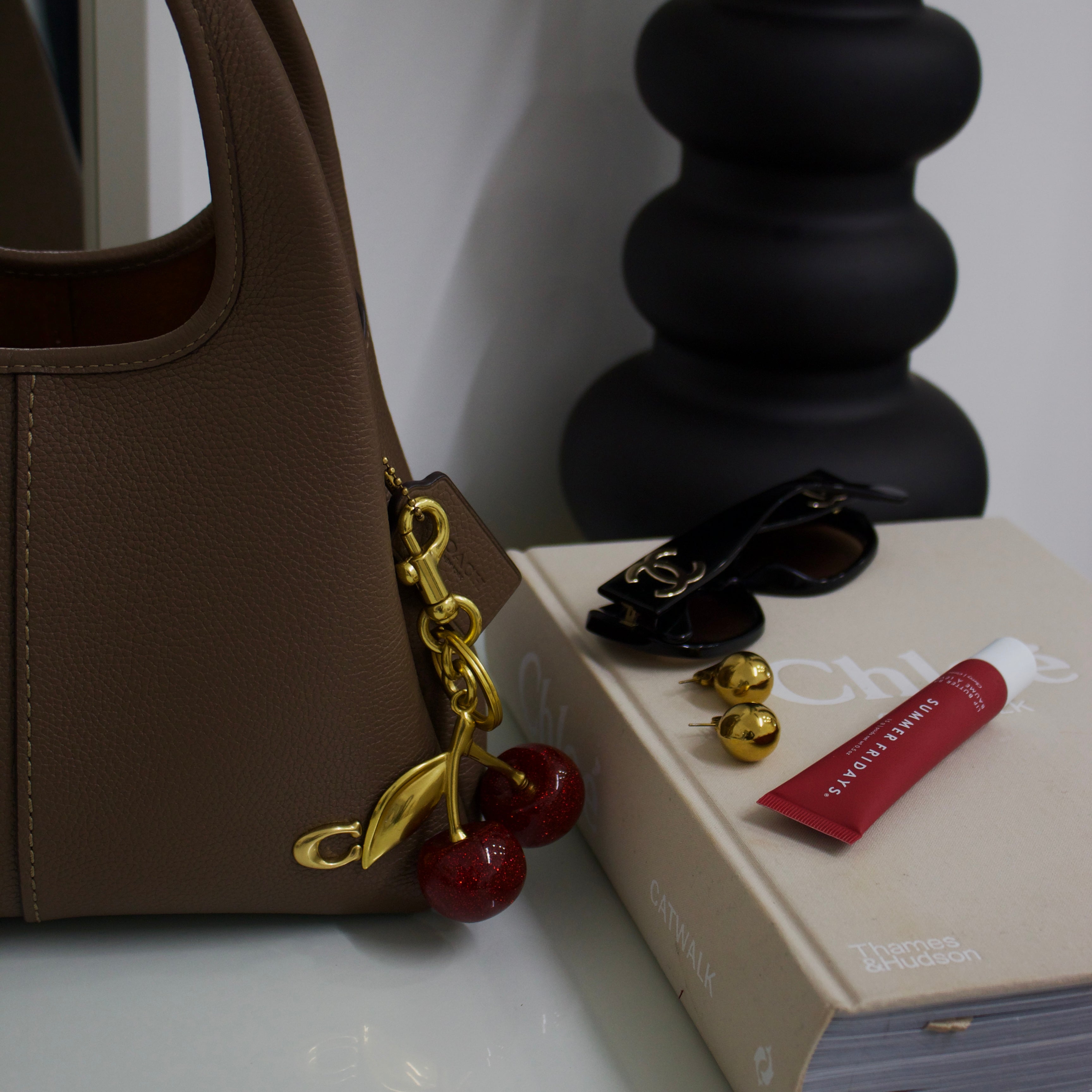 Cherry Bag Charm