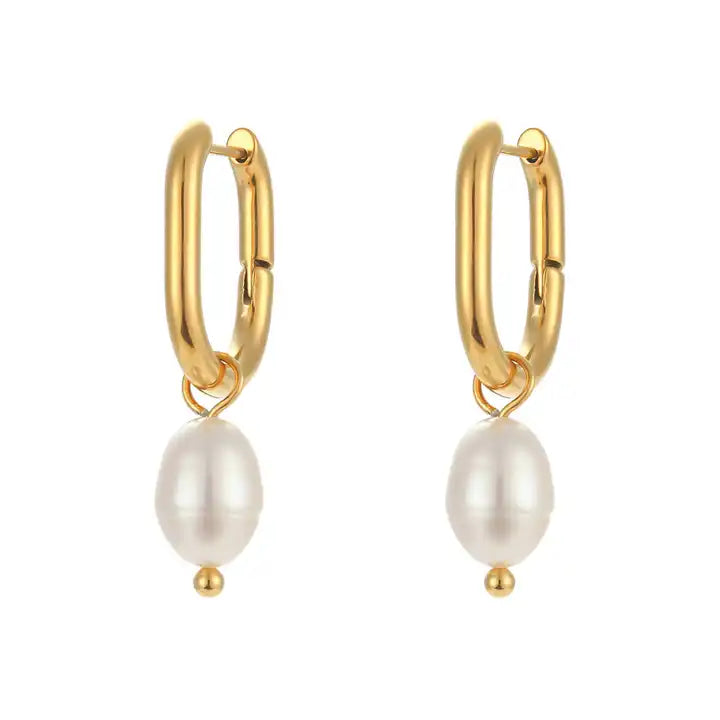 Natural Pearl Earrings