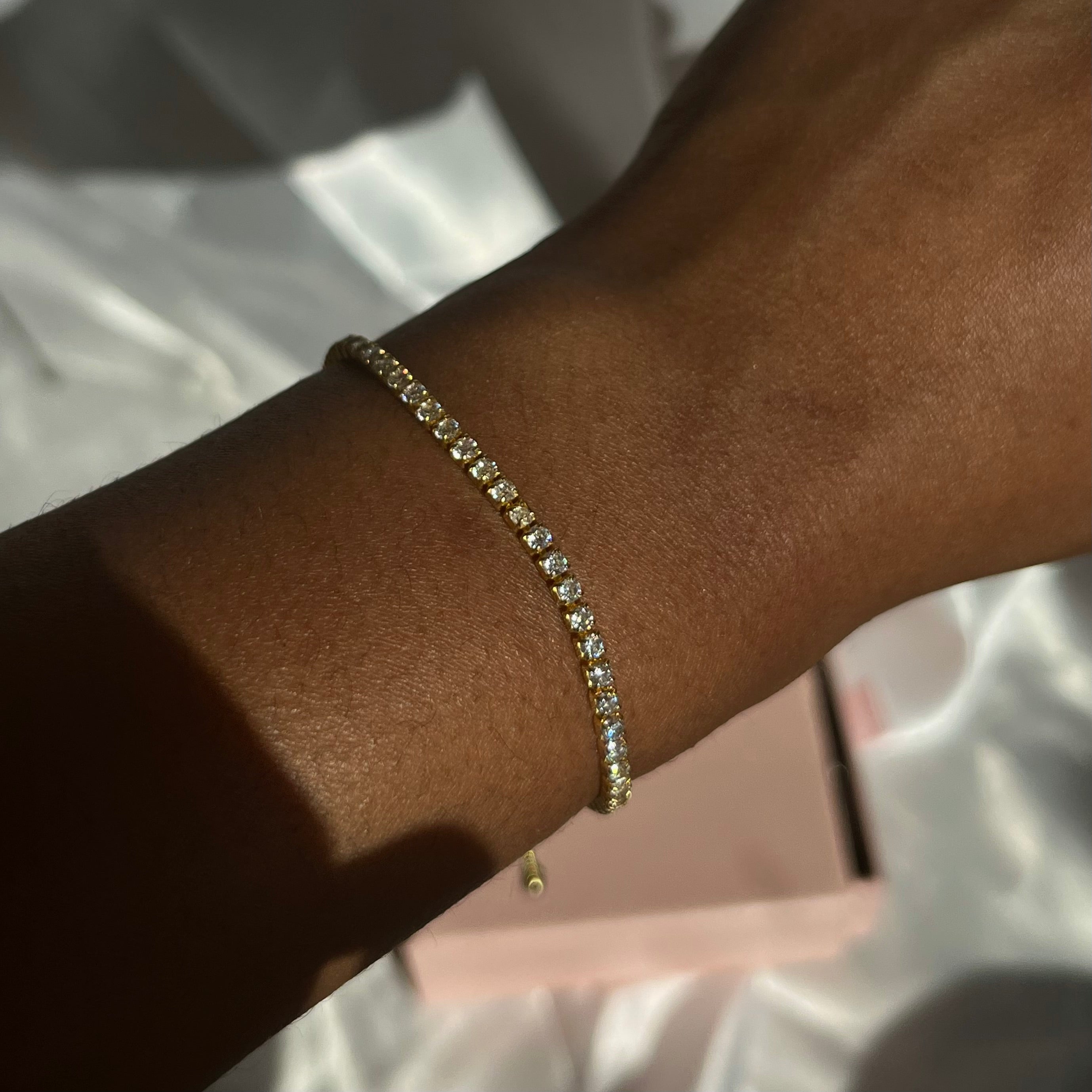 925 Silver Tennis Bracelet - Muna Jewelz