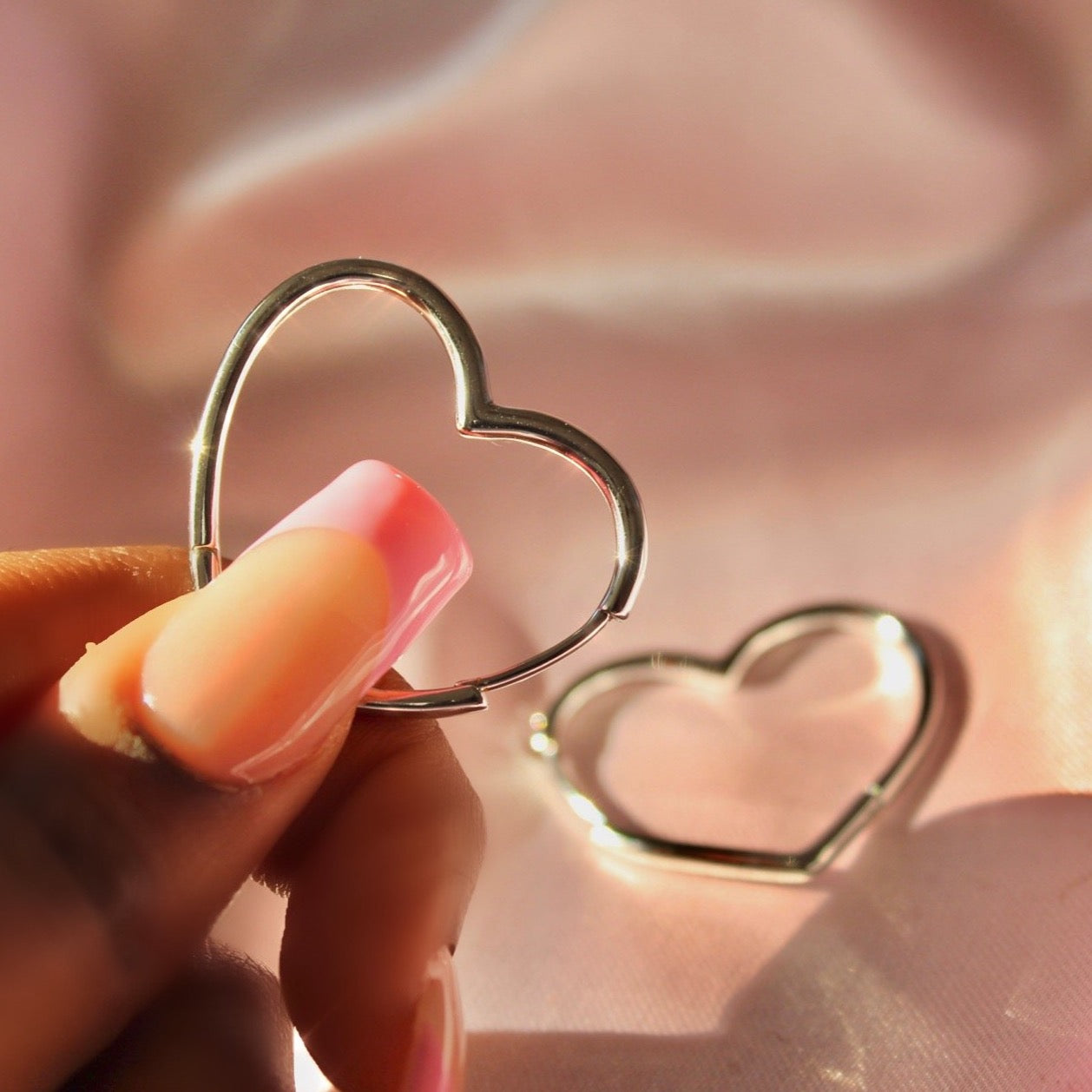 Babe 925 Silver Hoops - Muna Jewelz